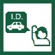 Button to request auto ID card