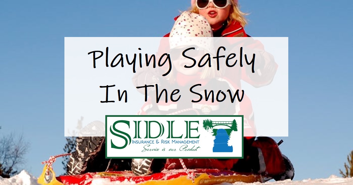 Playing Safely In The Snow Photo for Snow Safety Blog