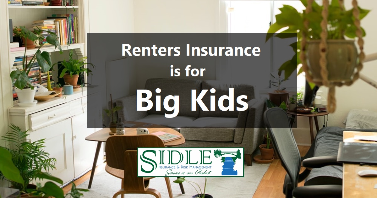 Title Photo - Renters Insurance is for Big Kids