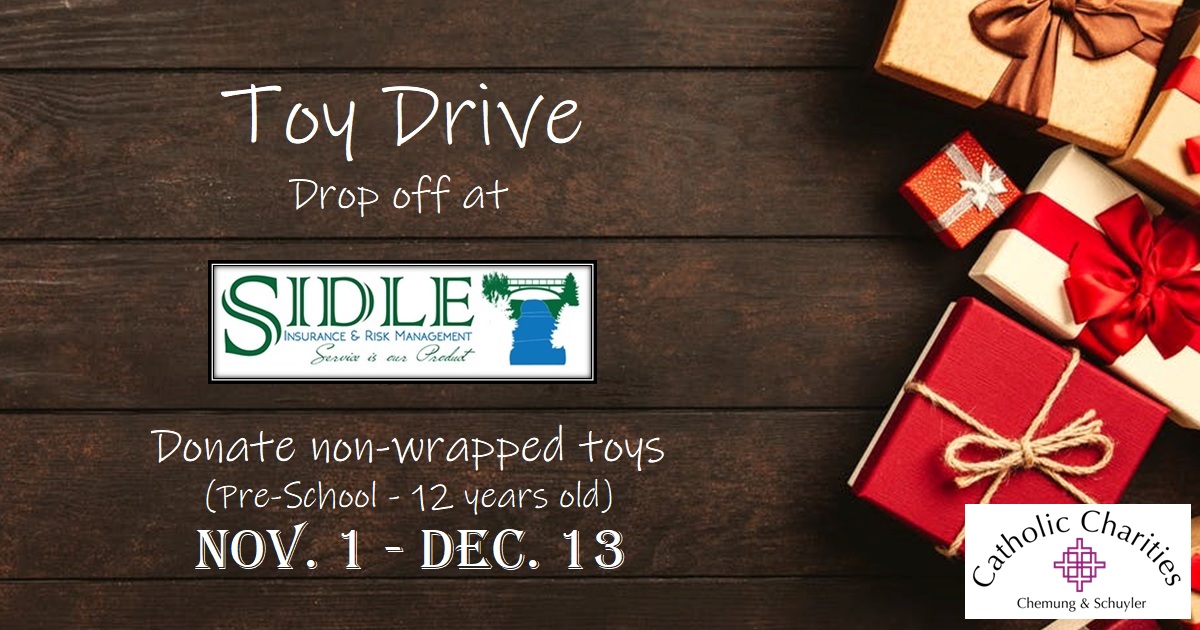 Sidle Insurance toy drive 2018 Toy drive
